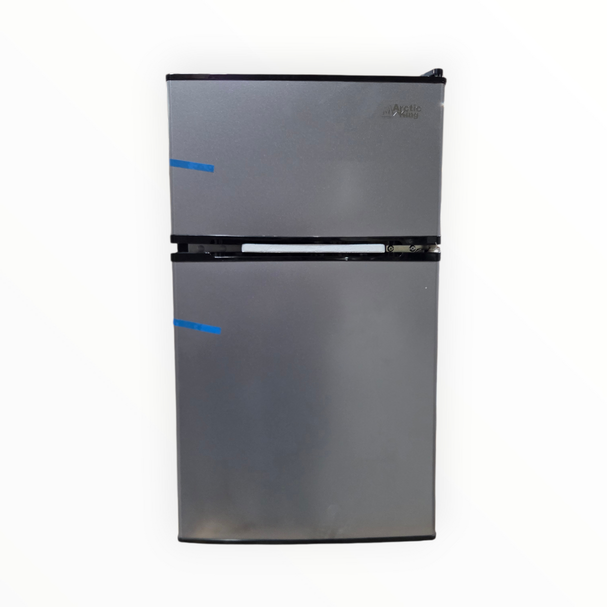 Arctic King 3.2 Cu ft Two Door Mini Fridge with Freezer, Stainless Steel, E-Star - IN STORE PICKUP ONLY