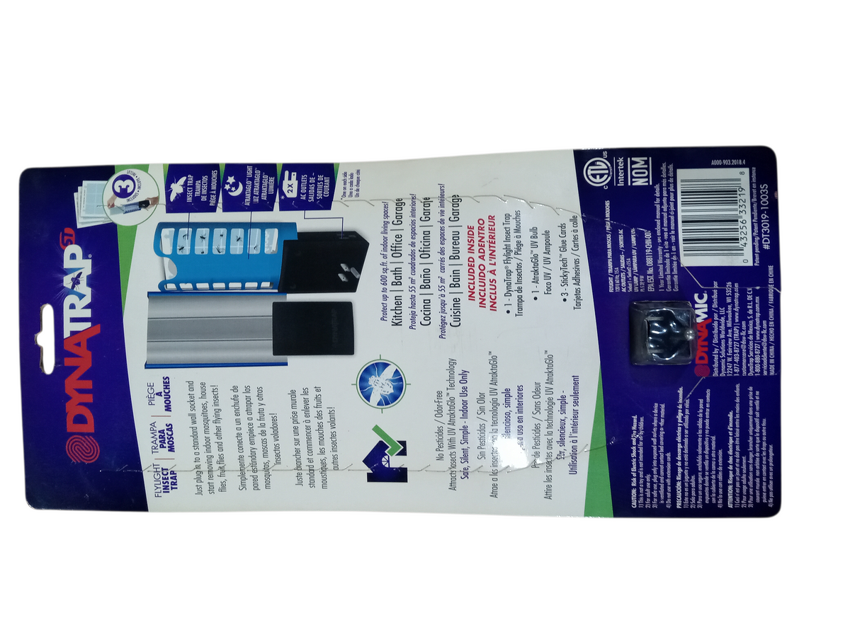 TRAP INSECT ELEC W/AC OTLT BLK 5 Pack