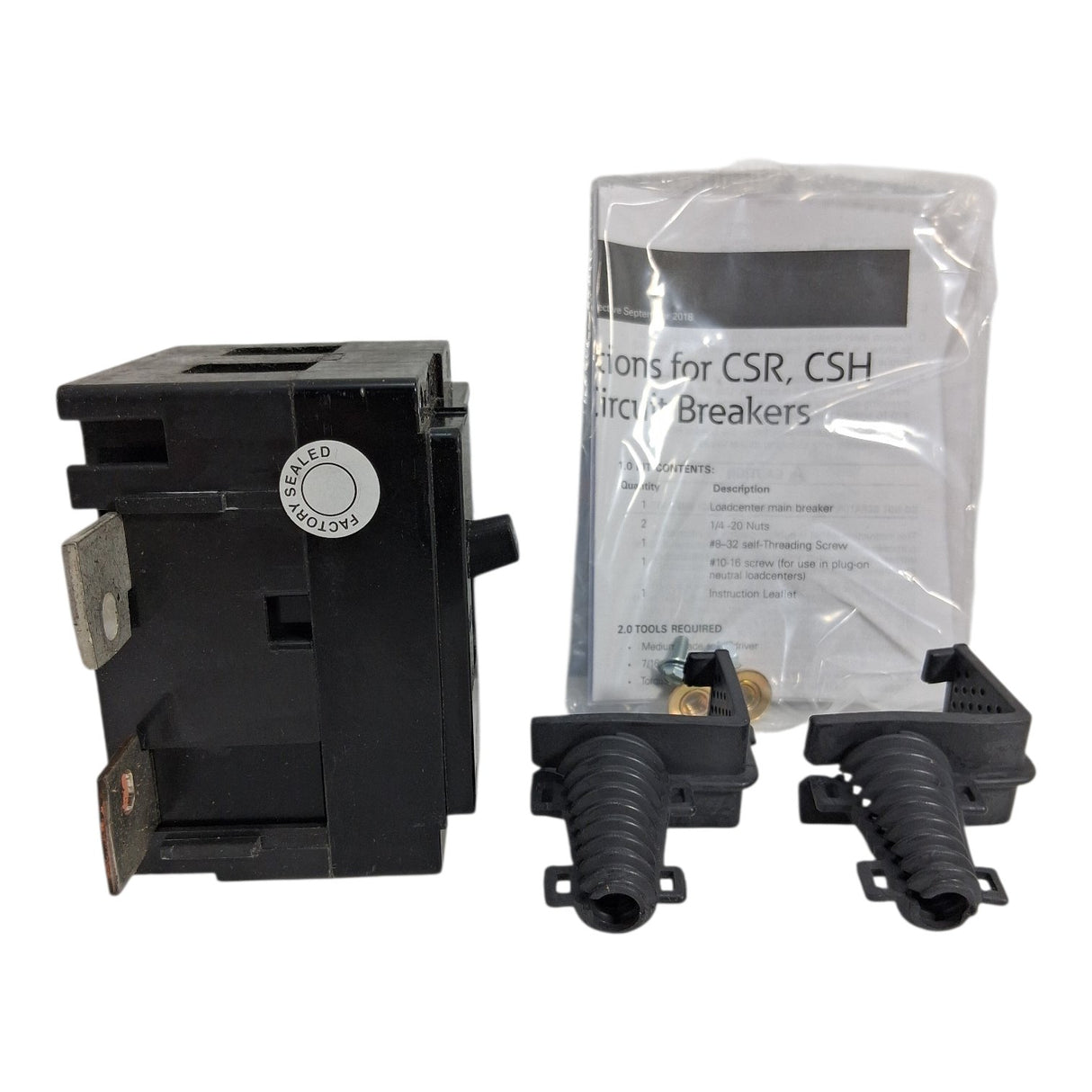 Cutler‑Hammer, CSR2125N, 125A, 2‑Pole, Thermal Magnetic, Circuit Breaker, 120/240V, 25kA - Image 2