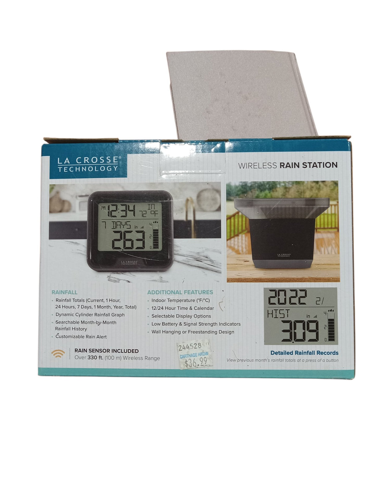 LA CROSSE Technology, Wireless Rain Station - Image 1
