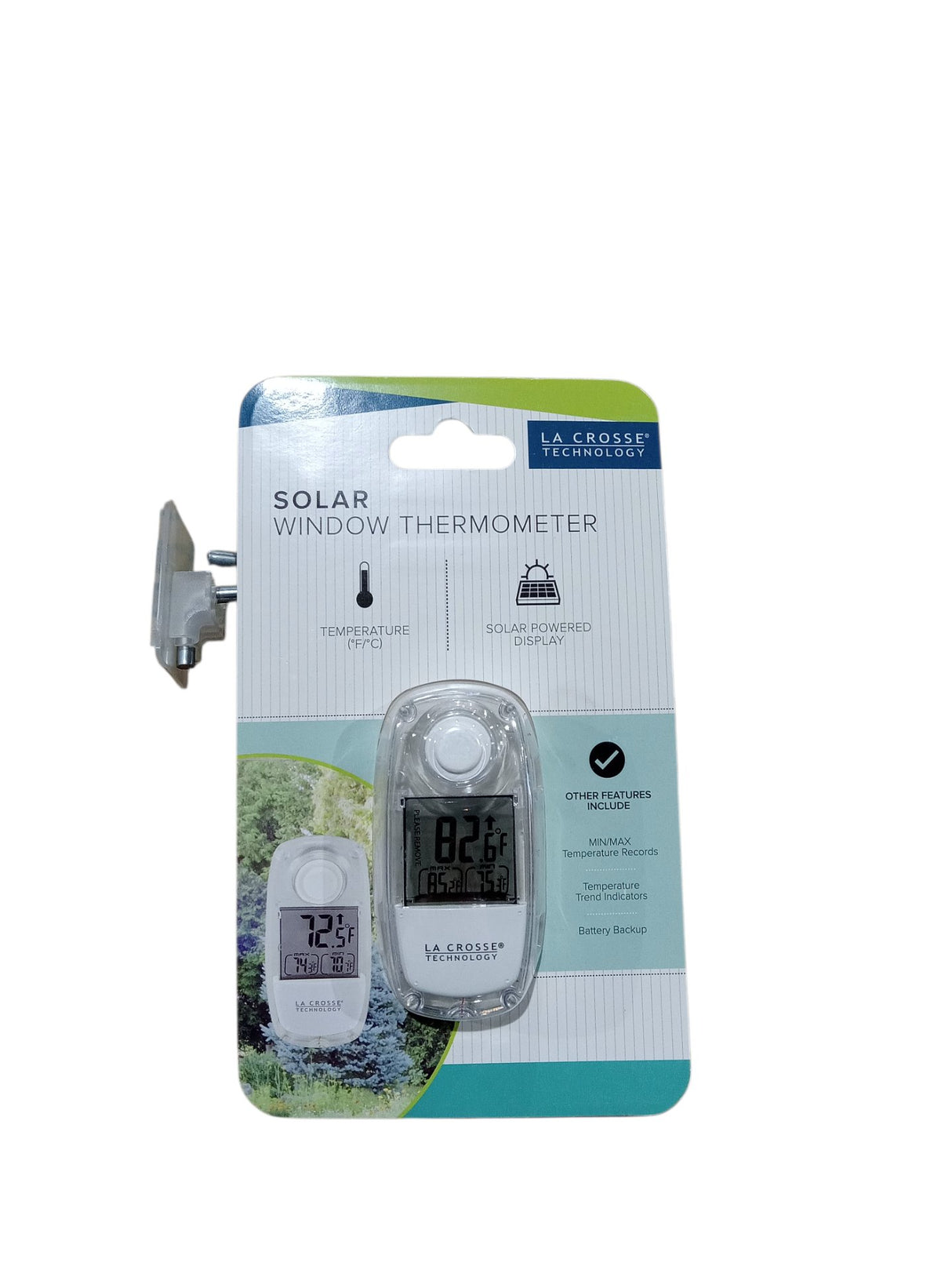 La Crosse solar window thermometer - Image 1