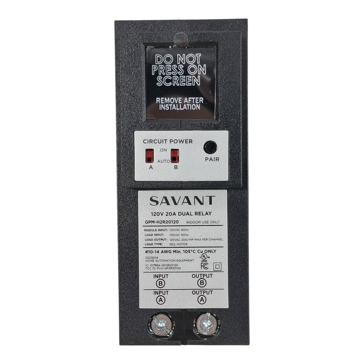 SAVANT 1" DUAL20A POWER MODULE, PIGTAIL - Image 2