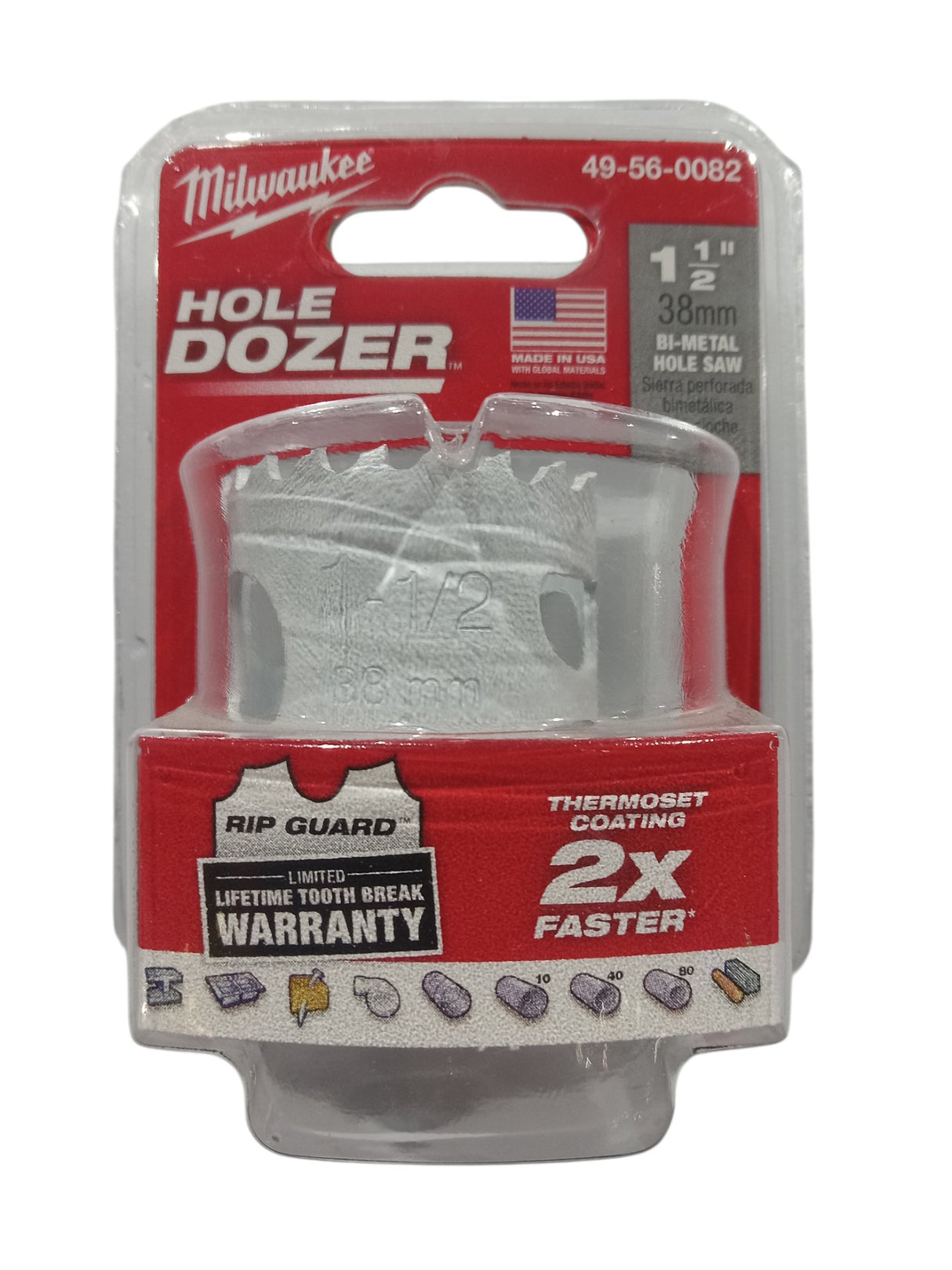Milwaukee 49-56-0082 Ice Hardened Hole Saw - Image 1