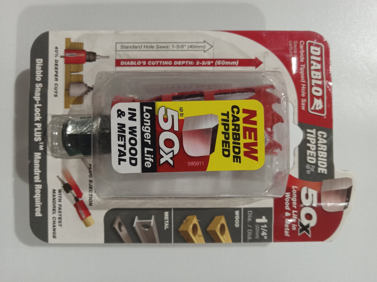 Freud DHS1250CT 1-1/4x2-3/8 Hole Saw - Image 1