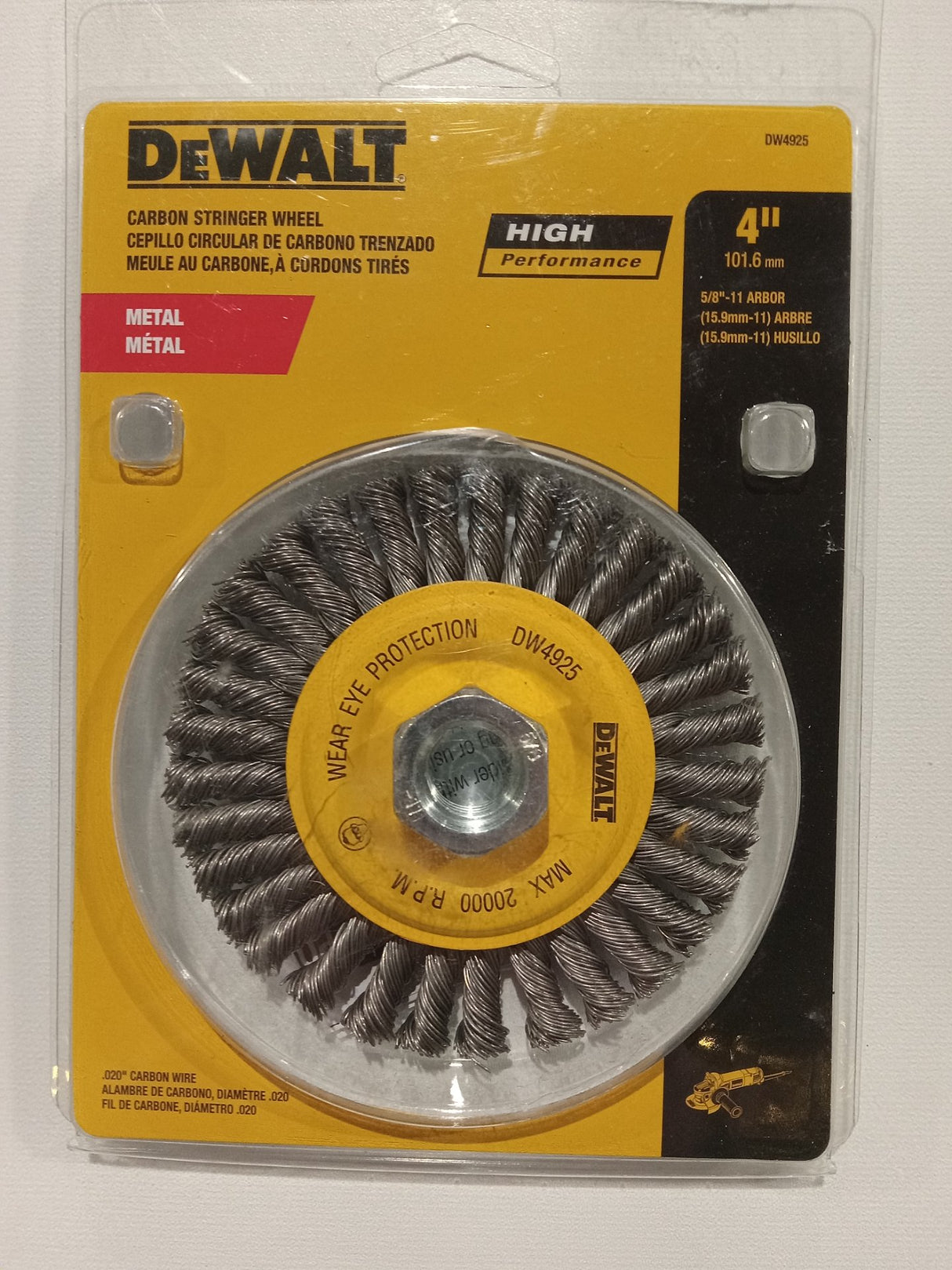 DeWALT carbon stringer wheel - Image 1
