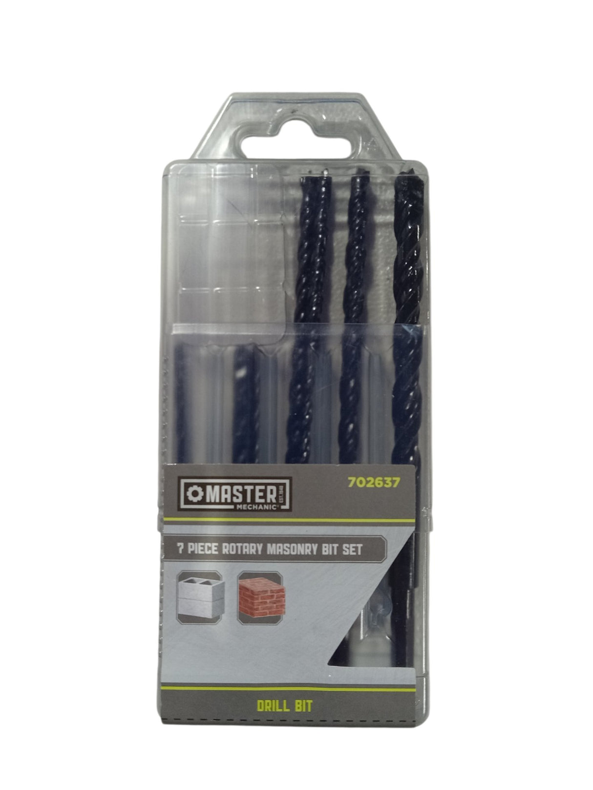 Master Mechanic 702637 7-Pc. Percussion Masonry Drill Bit Set - Quantity 1 - Image 1