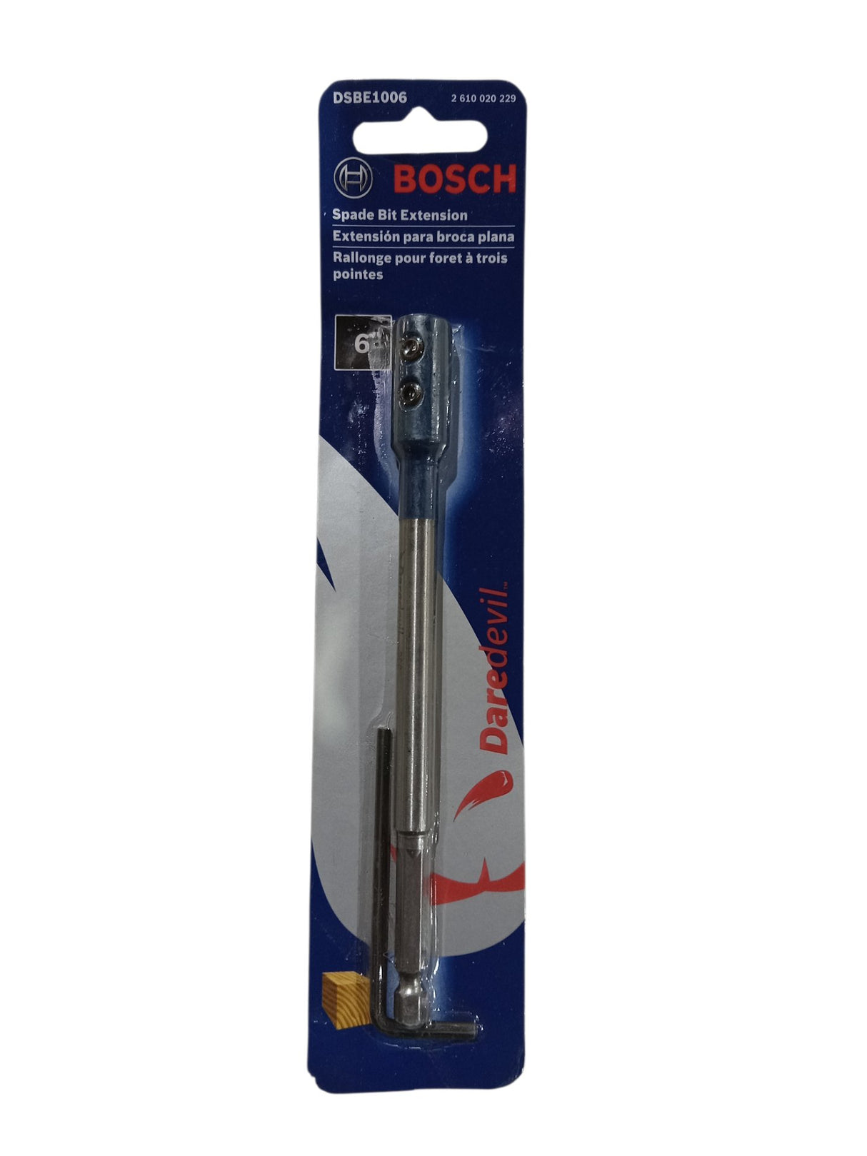 Bosch BIT DRILL SPADE EXT 1/4IN 6IN - Image 1