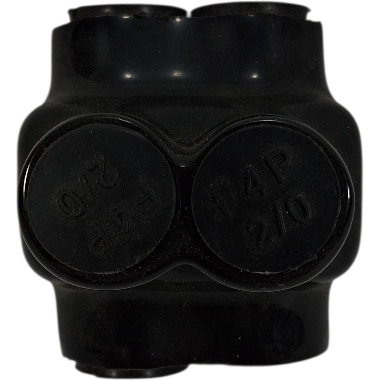 F4P IL2/0‑2 — 2/0 AWG 2‑Port Dual‑Entry Insulated Aluminum Wire Connector - Image 2
