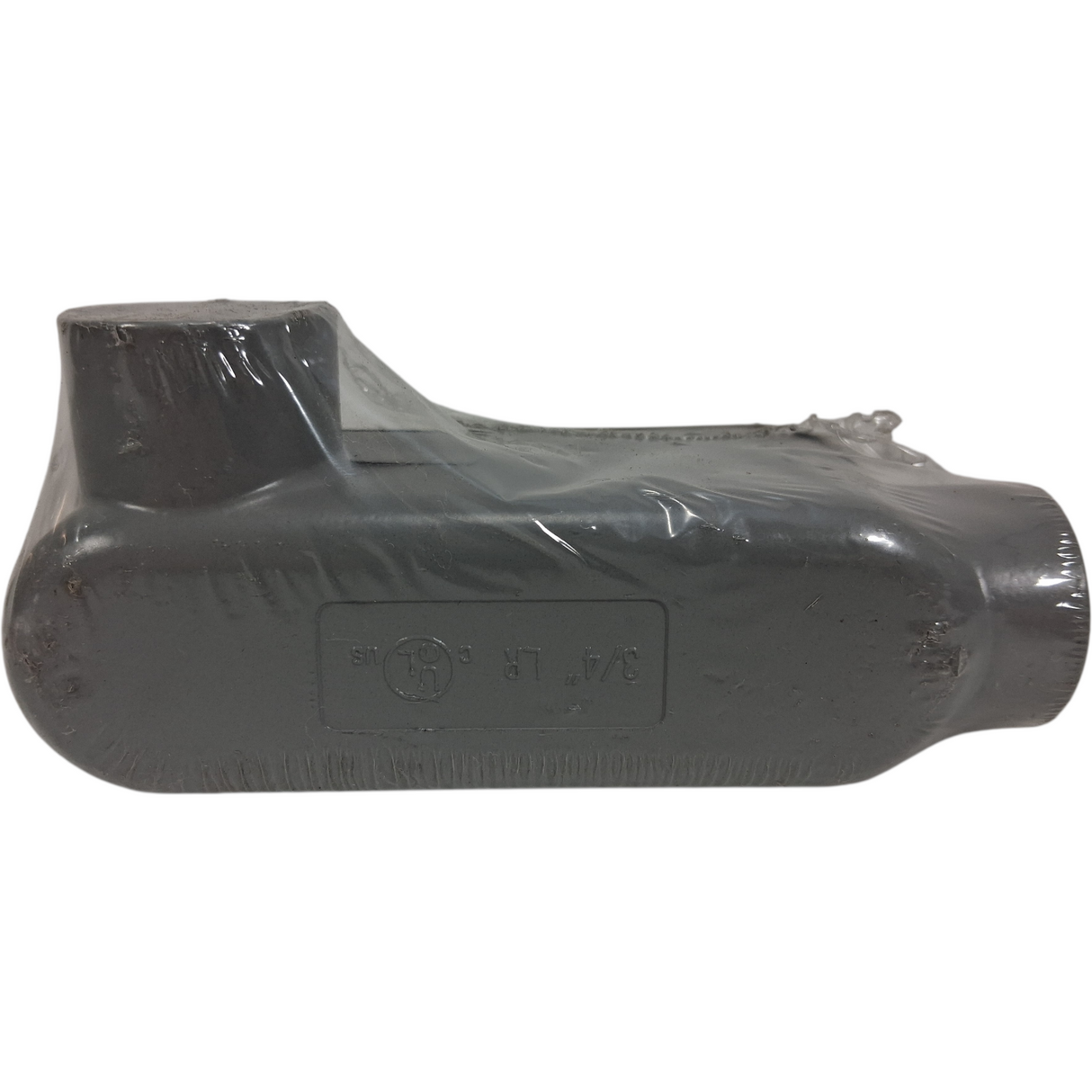 T1 — 3/4" LR Conduit Body Cover (PVC) with Screw Holes - Image 2