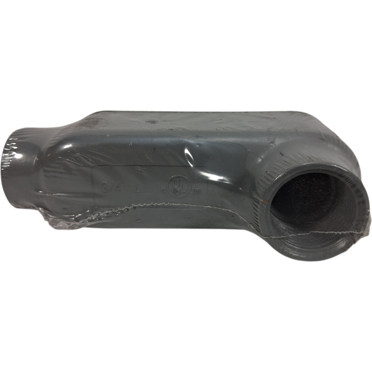 T1 — 3/4" LB Conduit Body Cover (PVC) with Screw Holes - Image 2