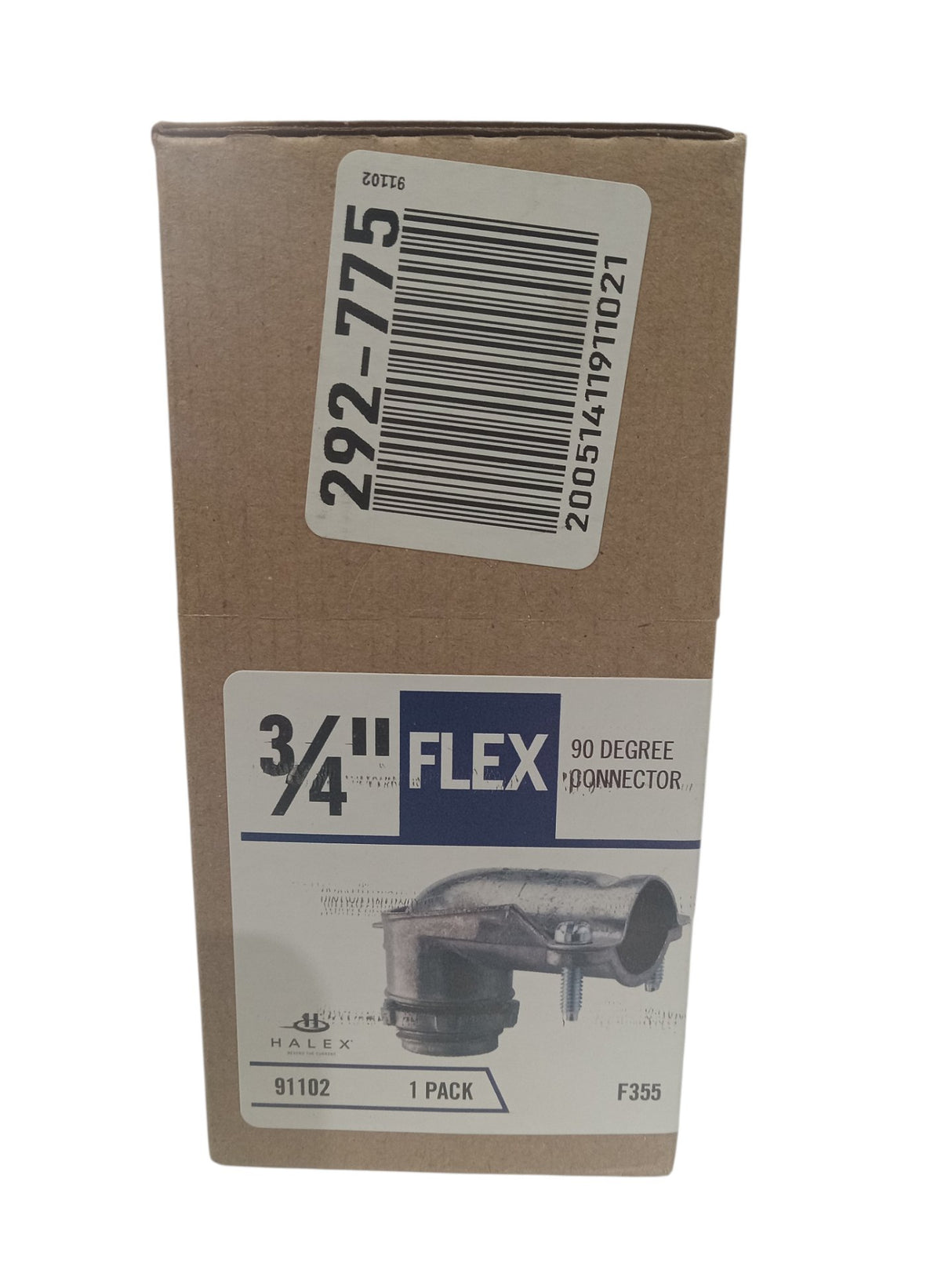 Halex, 91102, Flex Connector, 3/4", Zinc - Image 1
