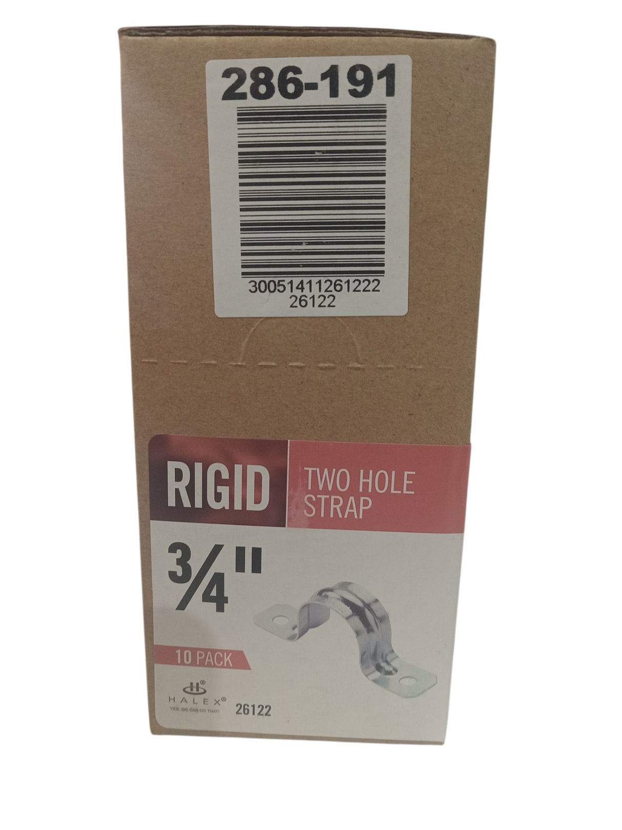 HALEX, 26122, Conduit Strap, 3/4", Galvanized Steel - Image 1