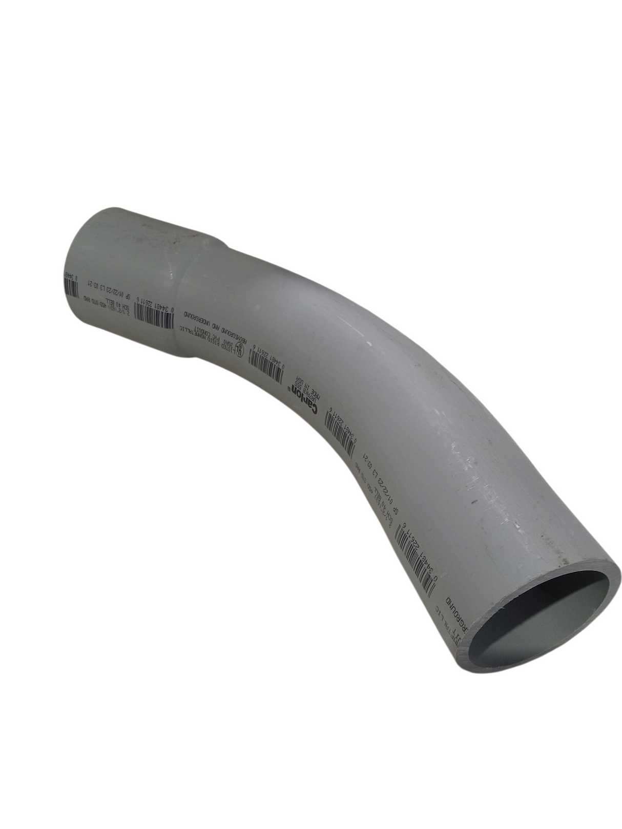 Carlon UA7AKB-CAR Electrical PVC 45 degree elbow- 2 1/2-Inch w/belled end - Image 1