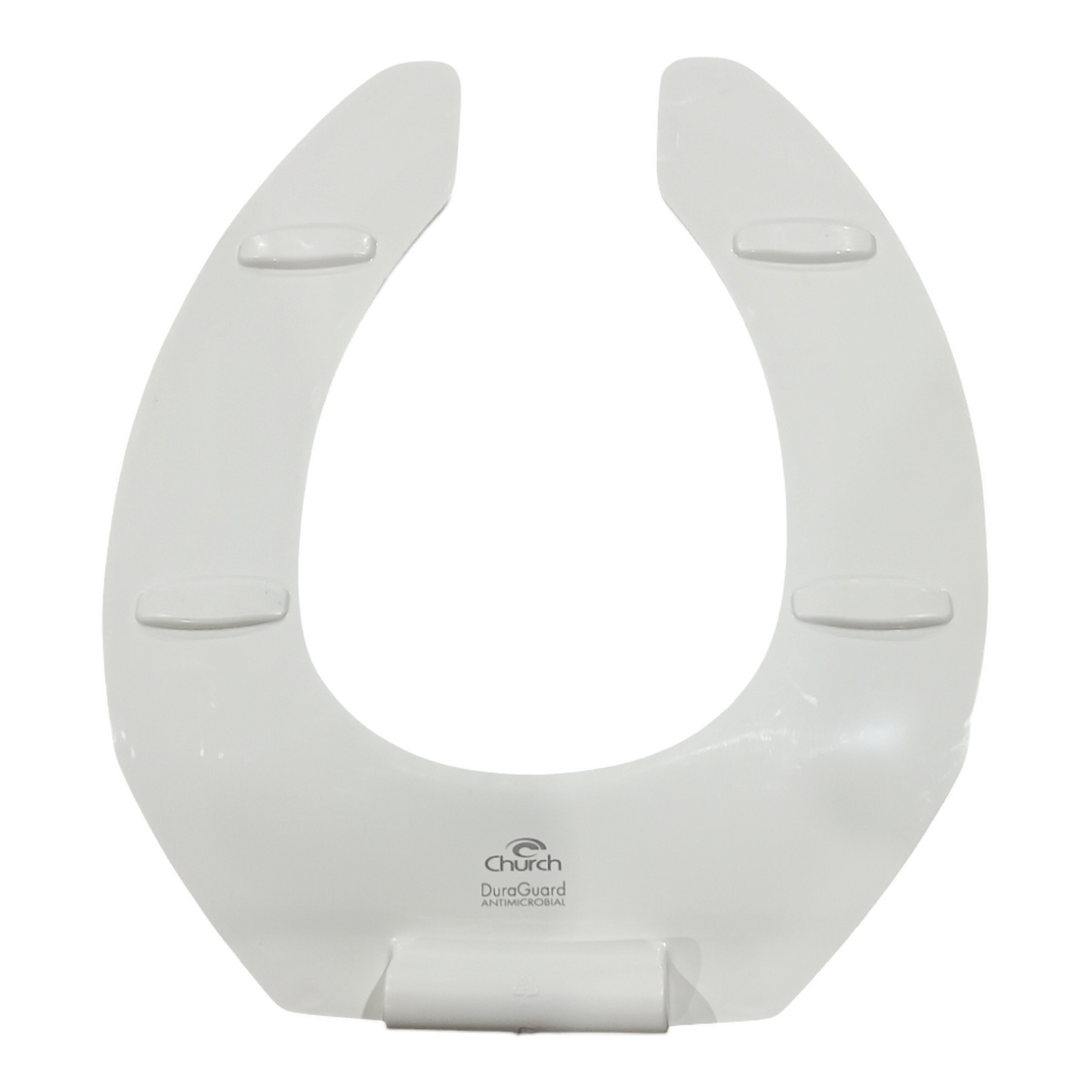 Church, 295CT 000, DuraGuard, Antimicrobial, Open Front Less Cover, white - Freeman Liquidators