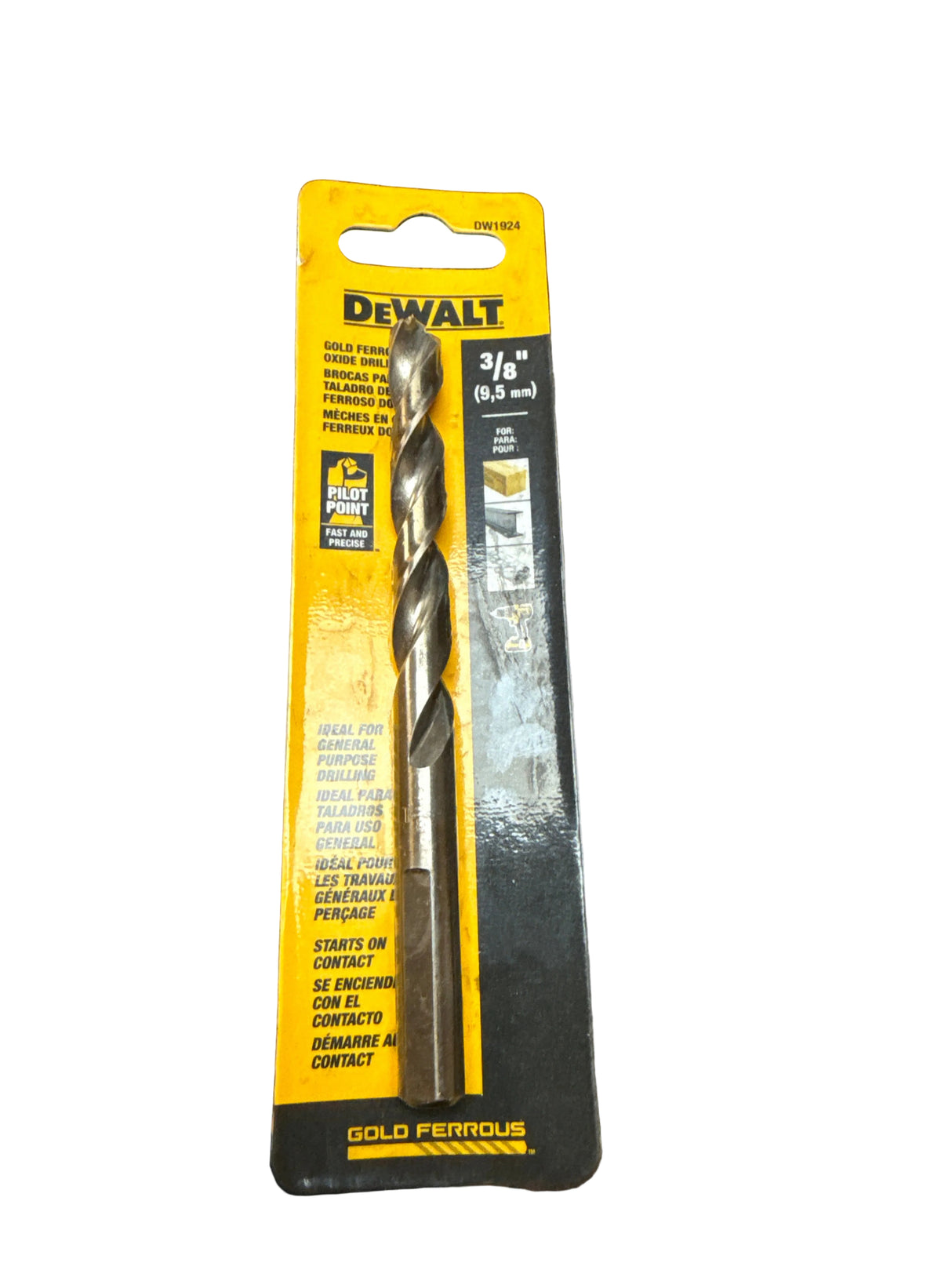 Dewalt 3/8” drill bit pilot point