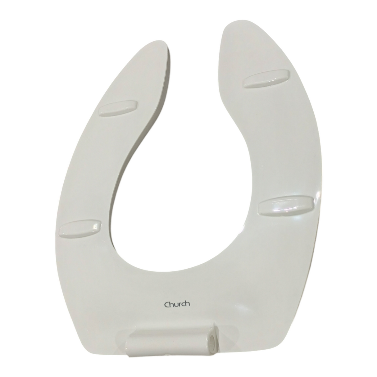 Church, 9500C 000, Elongated Plastic Toilet Seat, Open Front Less Cover - Freeman Liquidators
