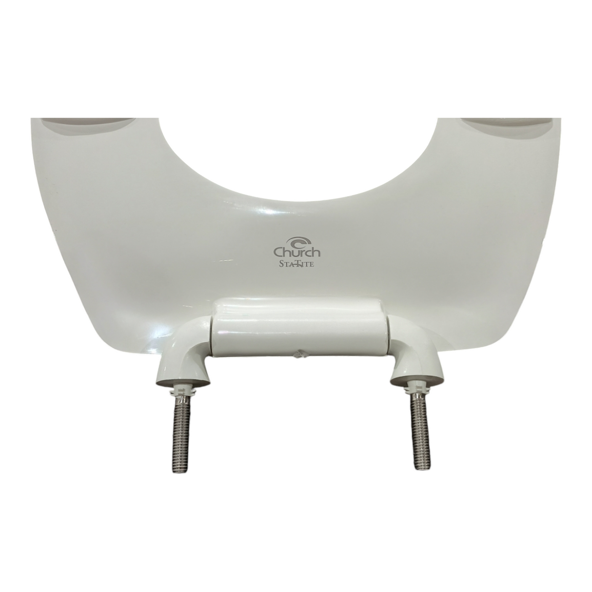 Church, 9500SSCT, Elongated, Open, Front Less, Plastic, Toilet Seat, Sta-Tite - Freeman Liquidators