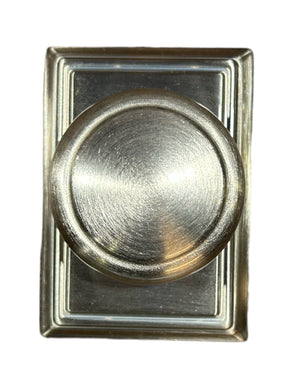 Schlage F170 AND 619 ADD Andover Door Knob with Addison Trim, One Sided Non-Turning Dummy Door Handle, Satin Nickel - New in Box - FreemanLiquidators - [product_description]