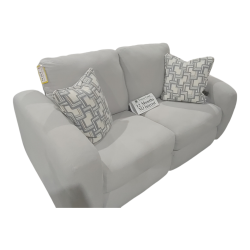 Light Grey, Fabric, Power, Reclining, Loveseat, In-Store Pickup Only - Freeman Liquidators