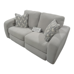 Light Grey, Fabric, Power, Reclining, Loveseat, In-Store Pickup Only - Freeman Liquidators