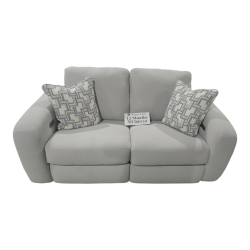 Light Grey, Fabric, Power, Reclining, Loveseat, In-Store Pickup Only - Freeman Liquidators