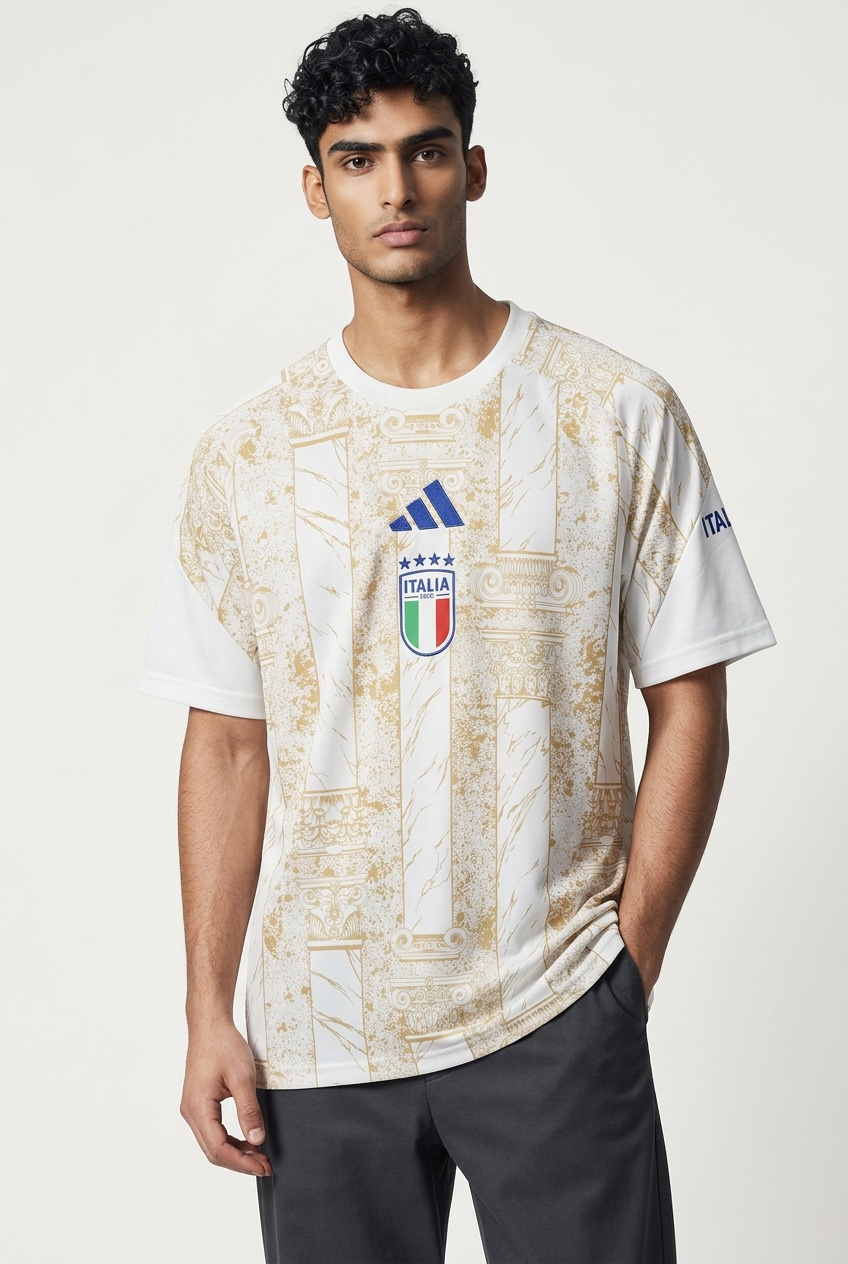Adidas Italy 26 pre match jersey
