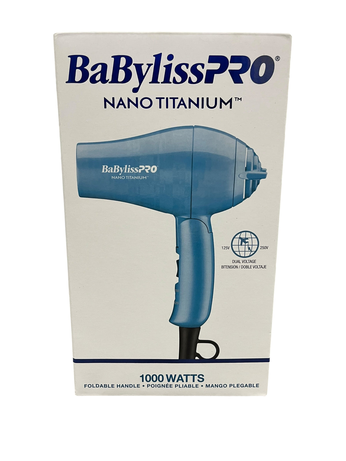 BaByliss Pro, BNT053TUC, Nano Titanium, Foldable, Hair Dryer