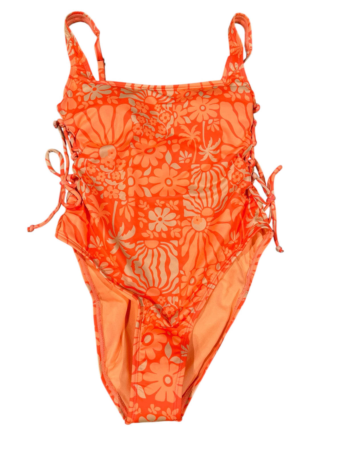 Hurley, Women’s, Swimsuit, Orange Print