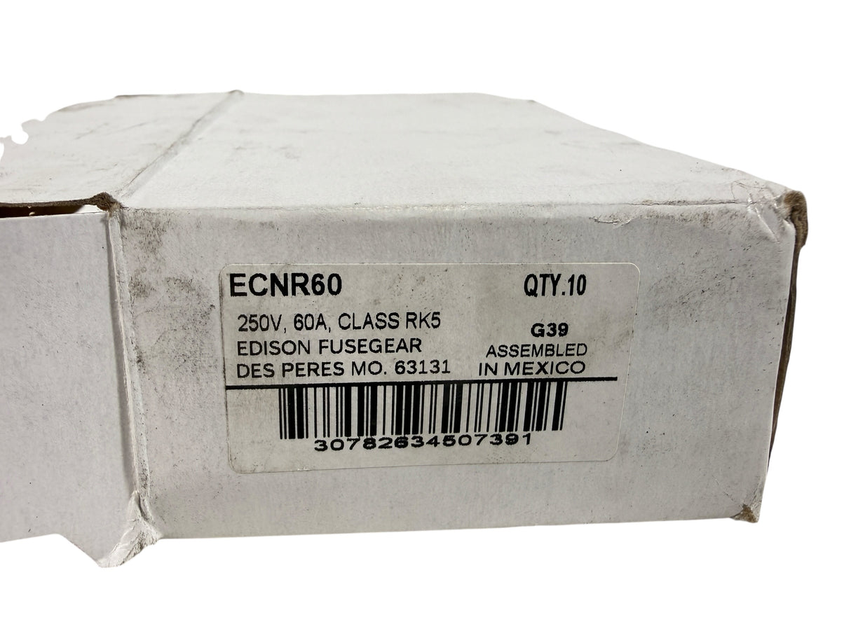 Bussmann ECNR60 — 60A Class RK5 Time‑Delay Fuse, ECNR Series (10‑Pack) - Image 4