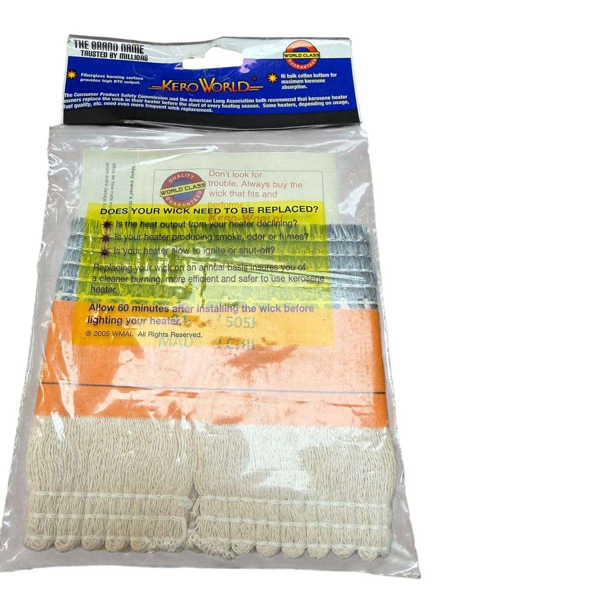 World Marketing of America Inc. Kero World Kerosene Heater Wick For Alpaca Cookstove Everglo PE1 3 - Image 2