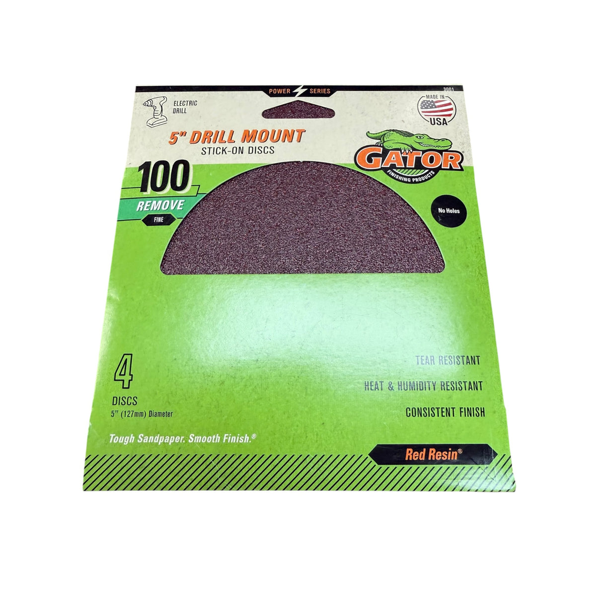 ALI INDUSTRIES 3001 5", 100 Grit, Sanding Discs - Image 1