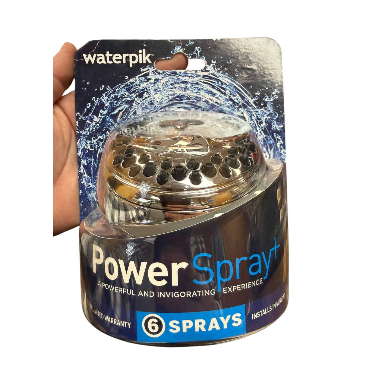 Waterpik 6-Mode Powerspray+ Fixed Mount Shower Chrome 1.8 GPM VSA-623E - Image 2