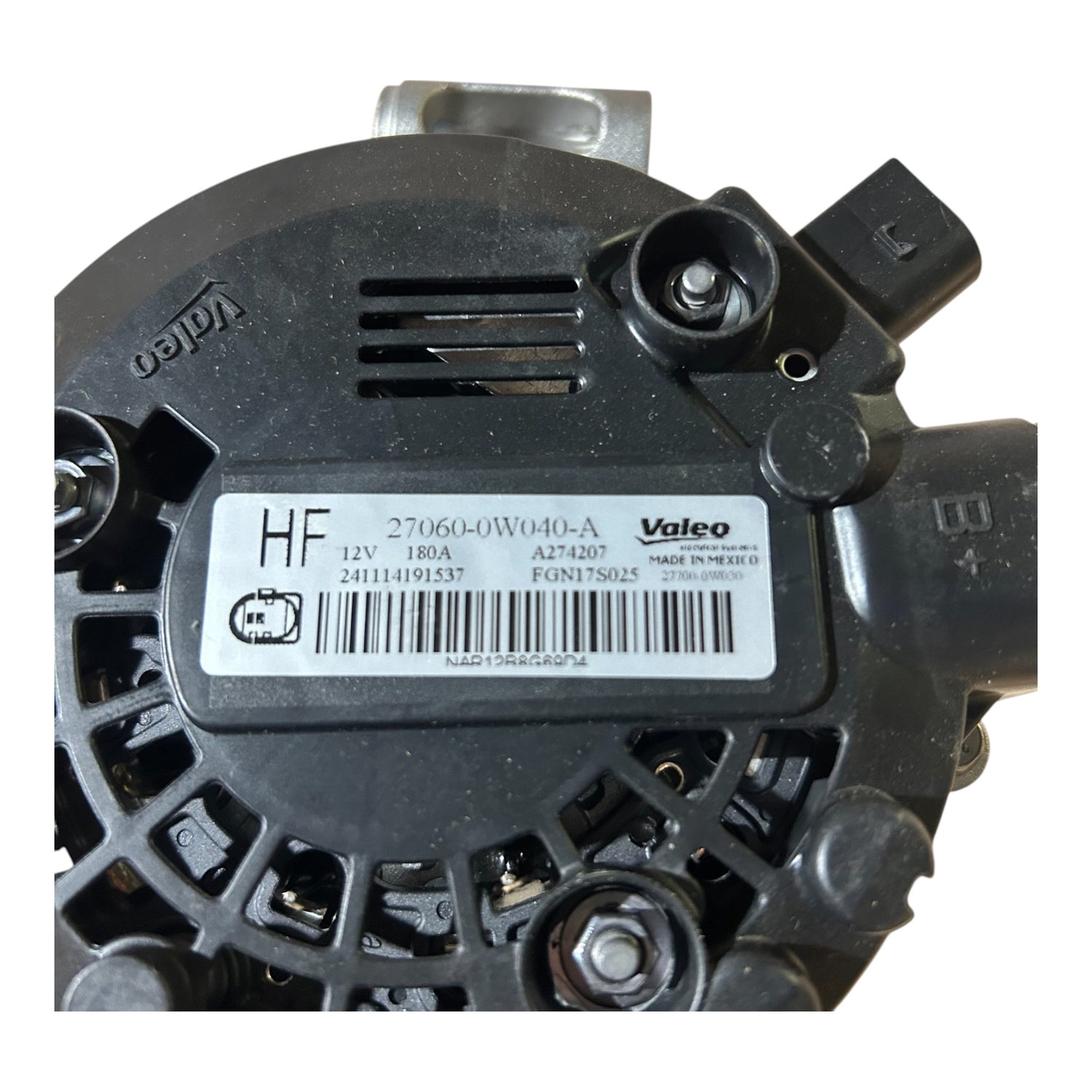 Valeo QB46 Alternator W/ Regulator for Lexus (27060-0W040-A) - Freeman Liquidators
