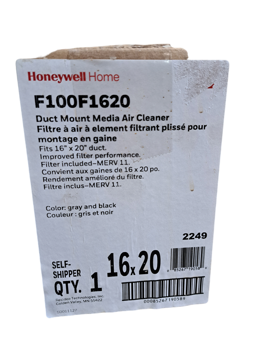 Honeywell Home F100F1620 Media Air Cleaner 6 3 4W x 20 1 2D x 16 3