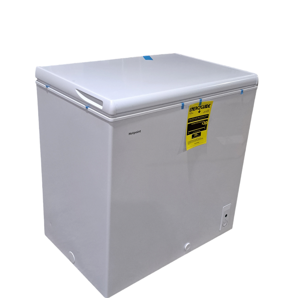 Hotpoint HHM7SRWW 7 Cubic Foot Manual Defrost Chest Freezer STORE Freeman Liquidators