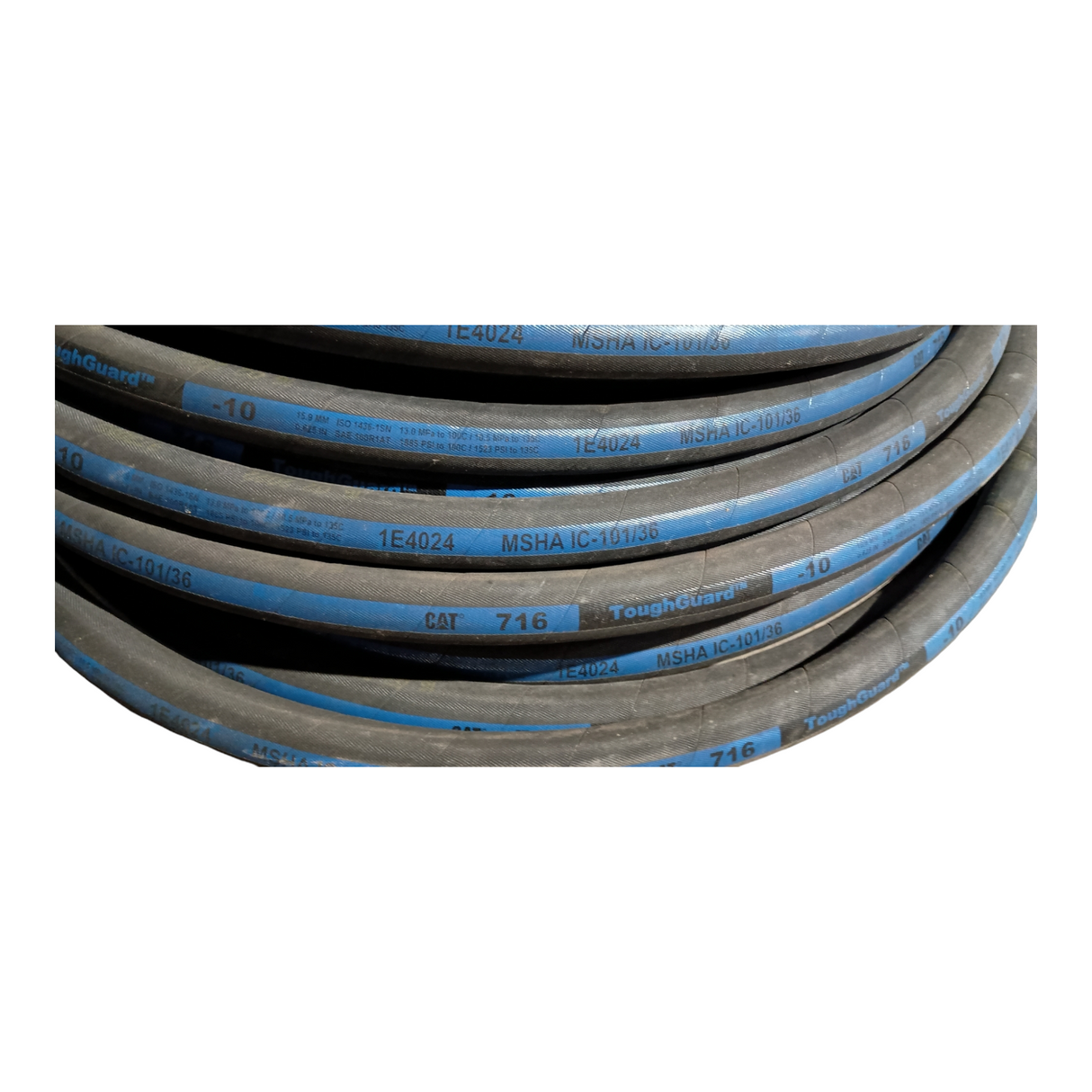 (456-8427) CAT 716 ToughGuard Hose -10 Blue 50' / 15240mm - Freeman Liquidators