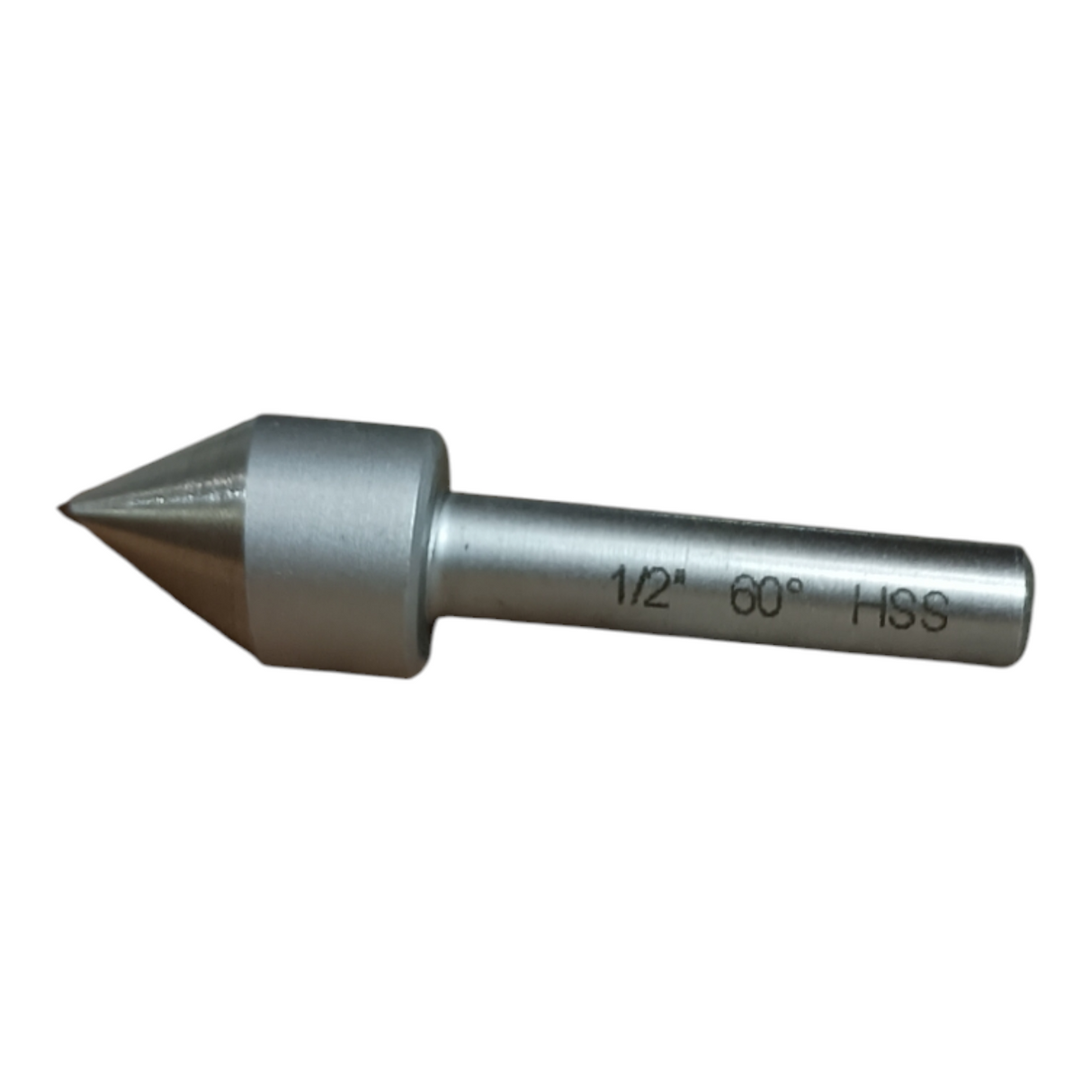 (3 Pack) Production Single Flute High Speed Steel Countersinks 07-030-032 - Length: 2", Shank Diameter: 1/4", Size:1/2" - Freeman Liquidators