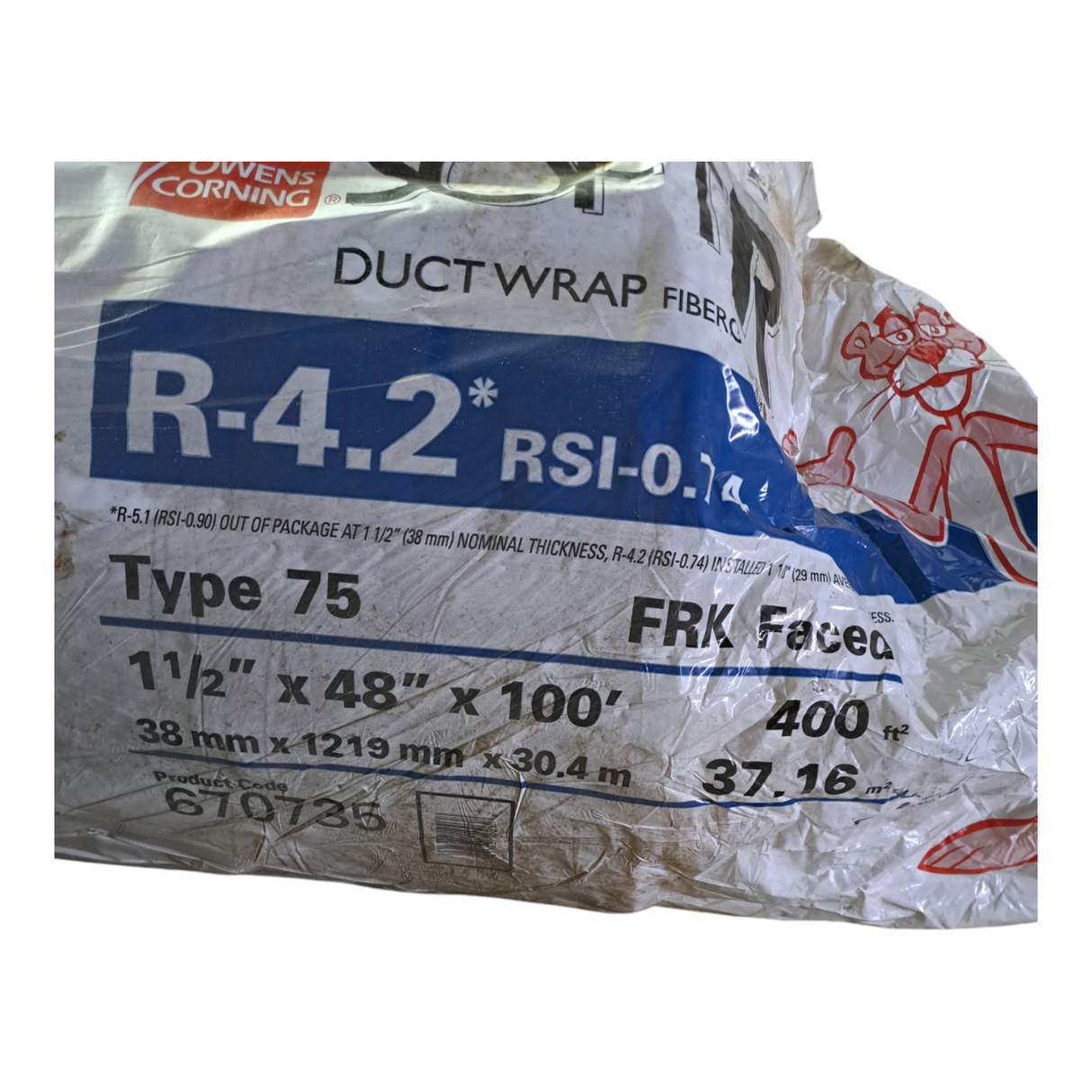 R-4.2, Quiet Rotary Duct Liner, Insulation, 670735, Type 75 (In-Store Pickup Only) - Freeman Liquidators