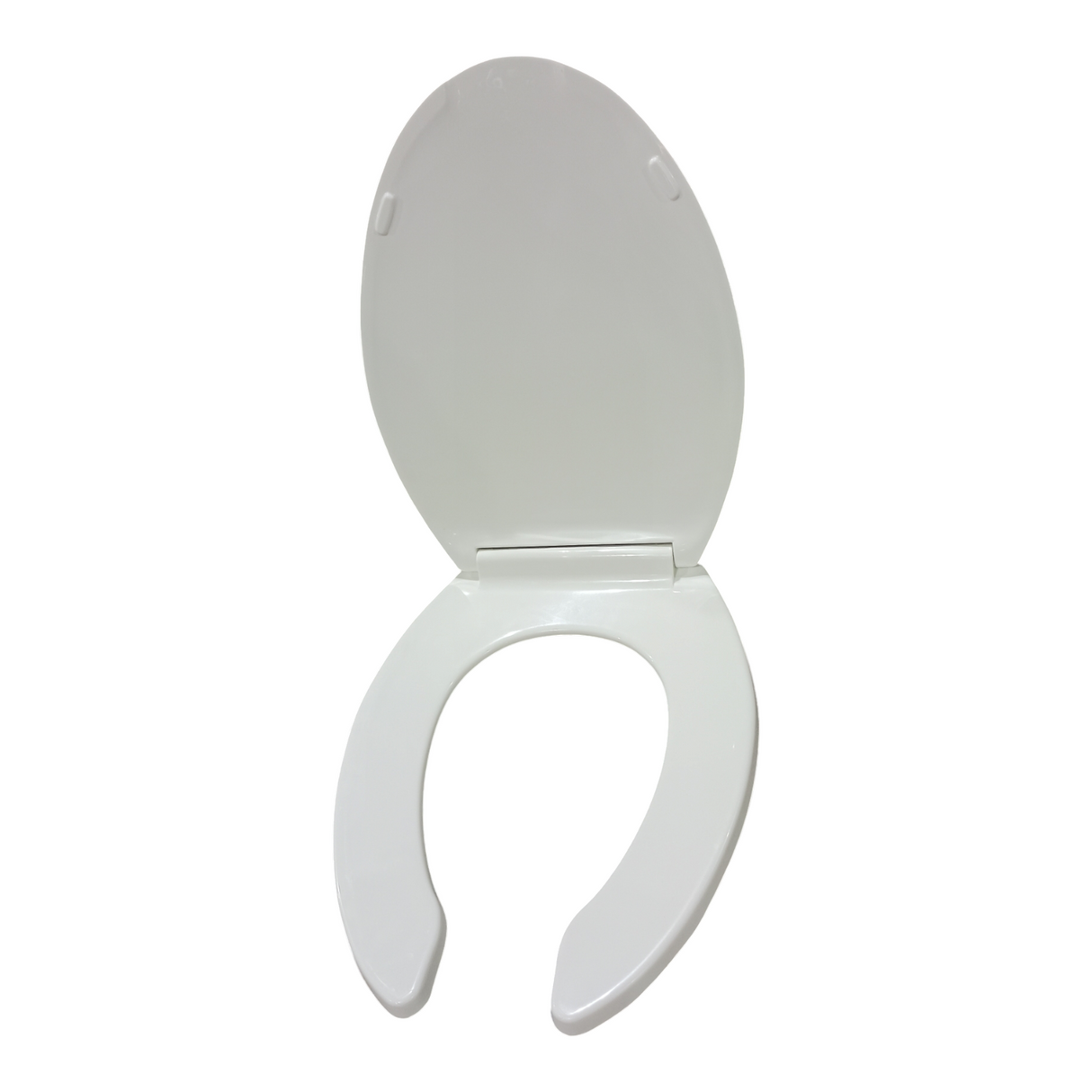 Beneke, 521 HPSS, Solid, Plastic, Open, Front, Elongated, Toilet, Seat, White - Freeman Liquidators