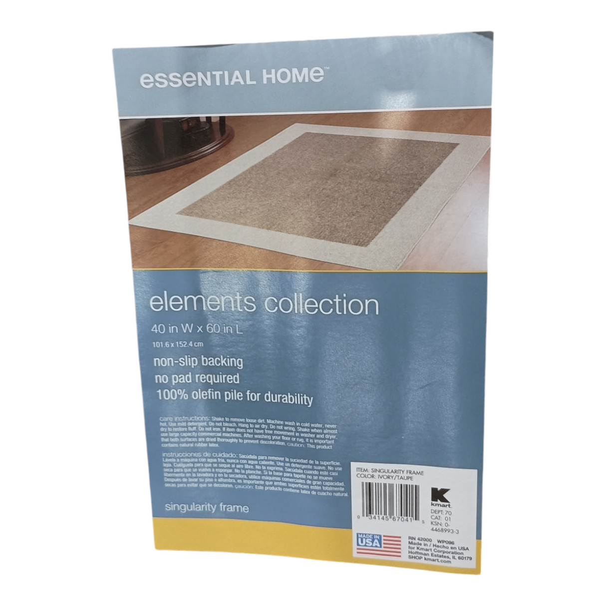 Essential Home, Ivory, Taupe, Rug, Elements, Collection - Freeman Liquidators