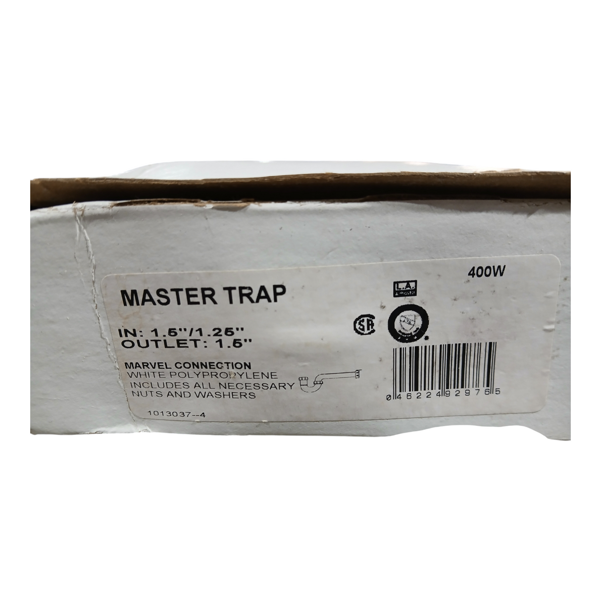 MASTER TRAP, 1-1/2", Marvel, Connect, White, 400W - Freeman Liquidators
