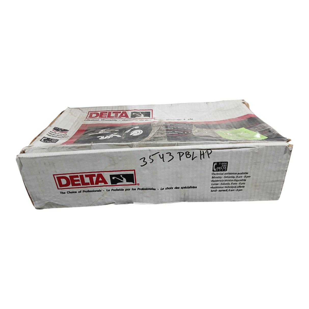 Delta, Lavatory, Faucet, 3543PBLHP - Freeman Liquidators