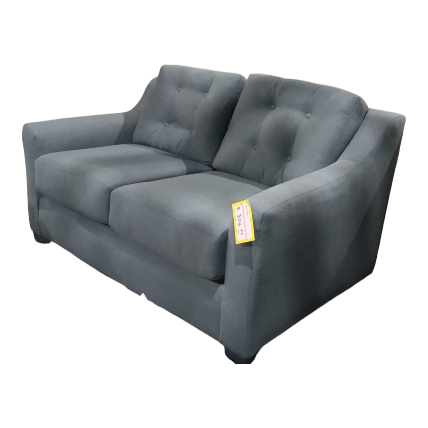 Blue, Fabric, Loveseat, In-Store Pickup Only - Freeman Liquidators