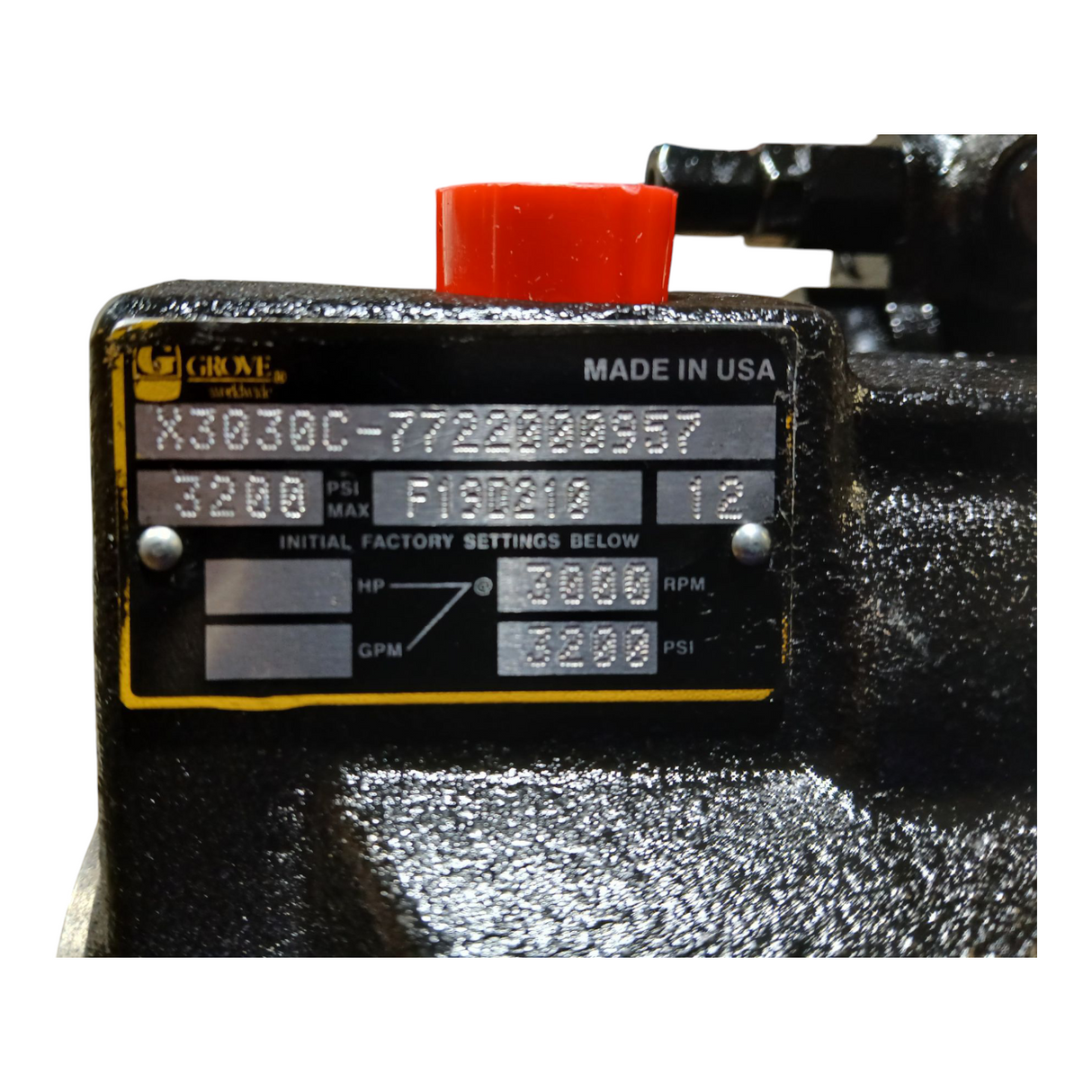 Grove Manlift, Hydraulic Pump, X3030C-7722000957 - Freeman Liquidators