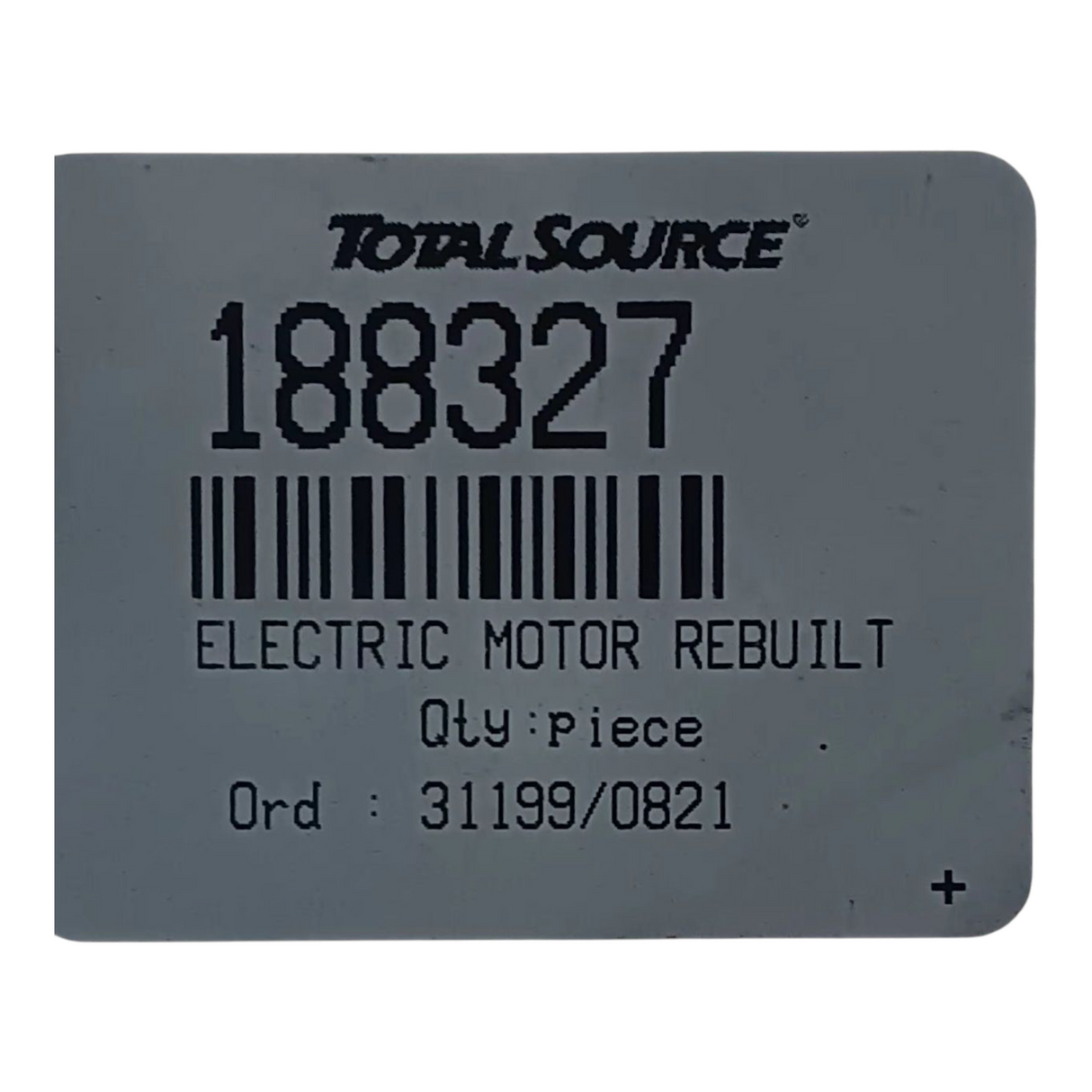 TotalSource, 188327, Rebuilt Electric Motor, 9kW, 230A, 2800RPM, 48V - Freeman Liquidators