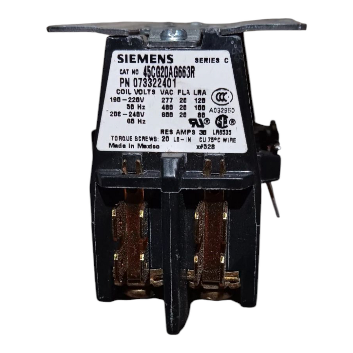 Siemens, 45CG20AG663R, Contactor - Freeman Liquidators