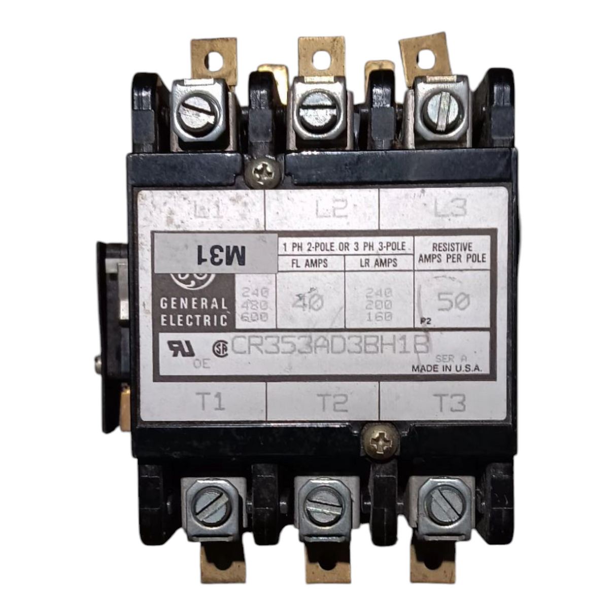 General Electric, CR353AD3BA1, Definite Purpose Contactor - Freeman Liquidators