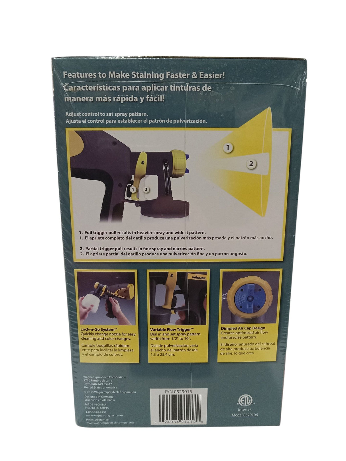 Wagner Spray Wagner Spray Opti-Stain HVLP Stain Sprayer 3 Patterns - Image 4