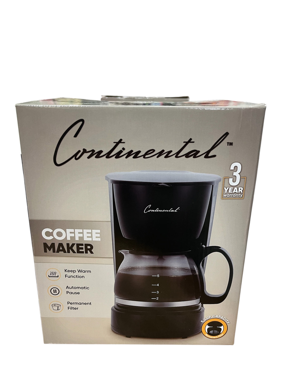 Continental, CE-CM219, Coffee Maker, 5 Cup