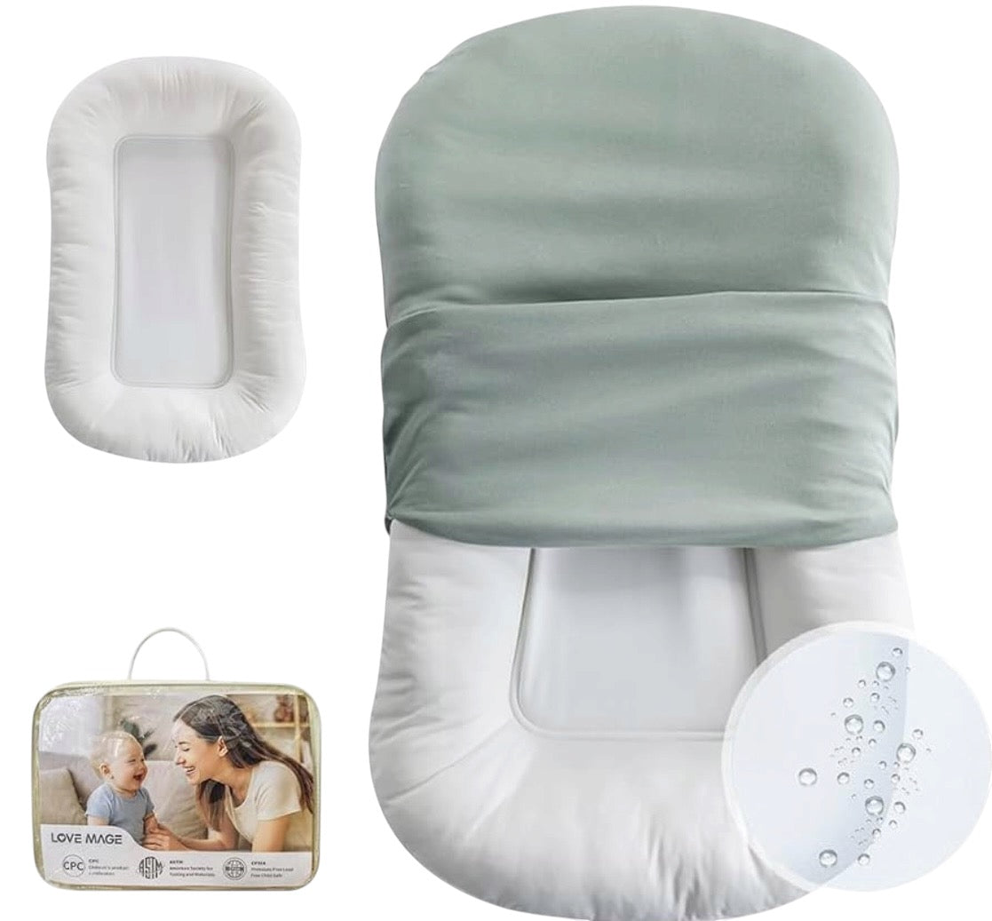 Love Mage, Infant Lounger, Green